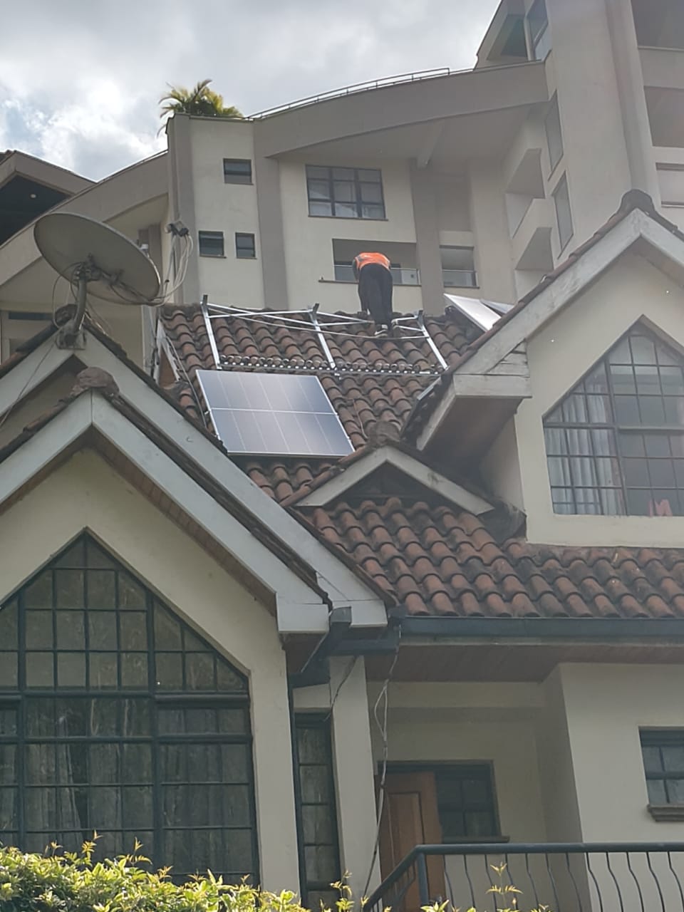Commercial solar installation in Kenya by Tiburom Limited