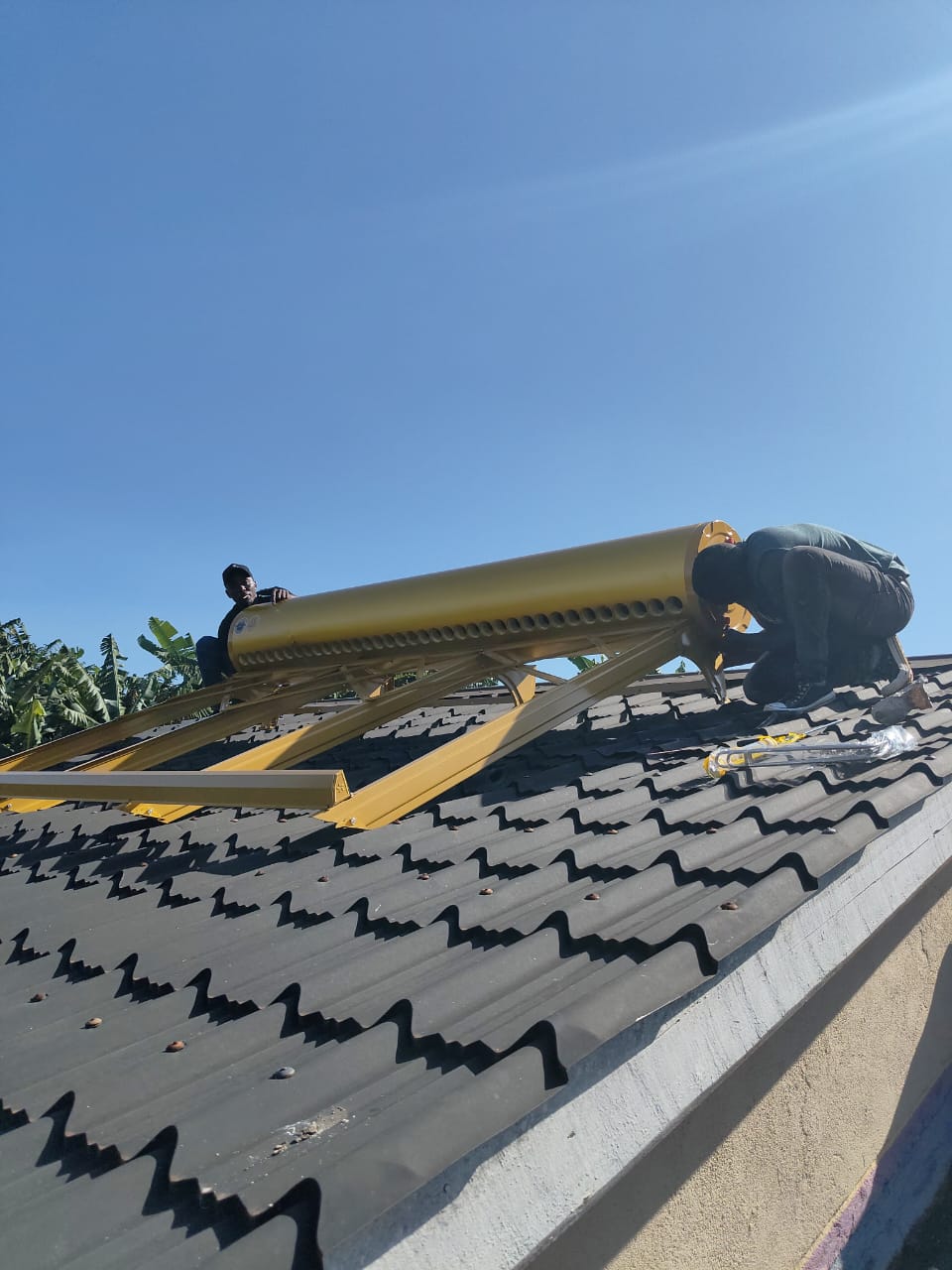 Maintenance of Solar solutions by Tiburom Limited in Kenya